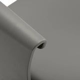 Hair System Halo Hair Salon Styling Chair Grey & Gold - close-up of the upholstery and construction details
