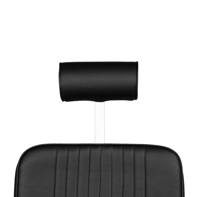 Hair System Royal X Black Barber Chair - rear view on a white background