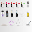 Hybrid Service Essentials & Colour Wardrobe 17-piece professional nail bundle, clean lineup view