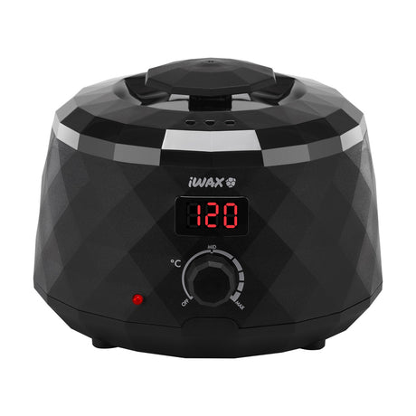 iWax Diamond Tech Black Wax Heater - complete device isolated on a white background