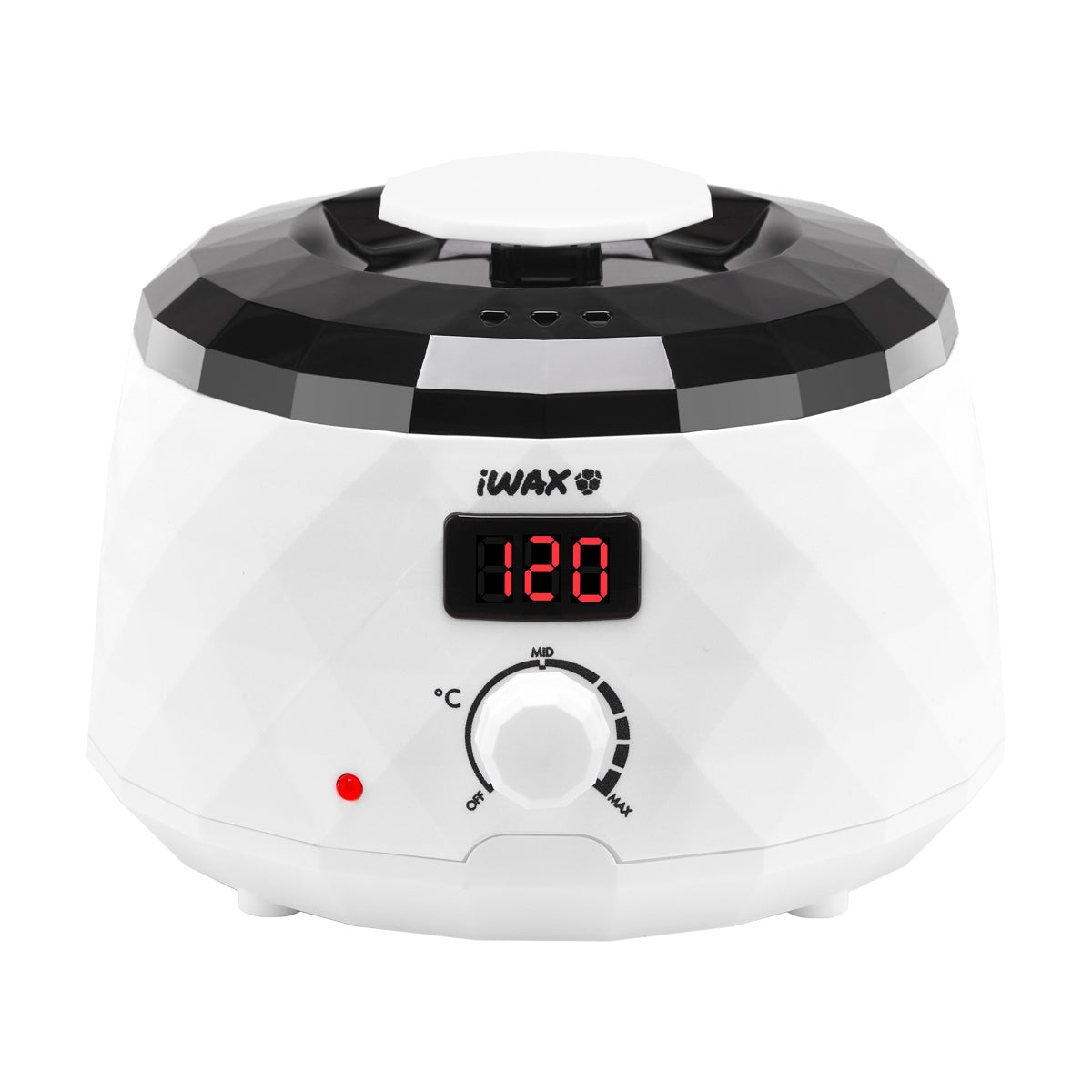 iWax Diamond Tech Wax Heater White - complete device isolated on a white background