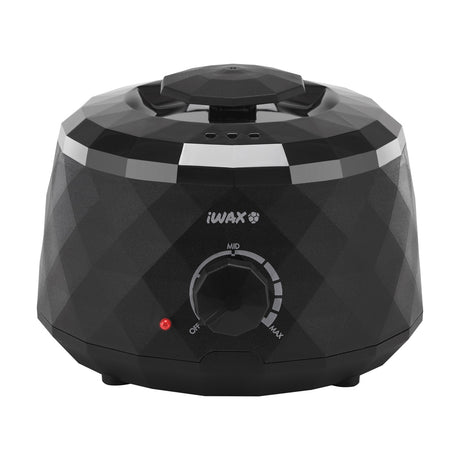iWax Diamond Wax Heater Black - complete device isolated on a white background