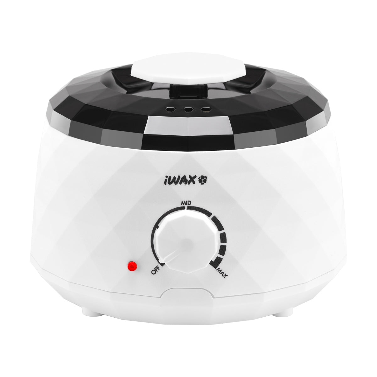iWax Diamond Wax Heater White - complete device isolated on a white background