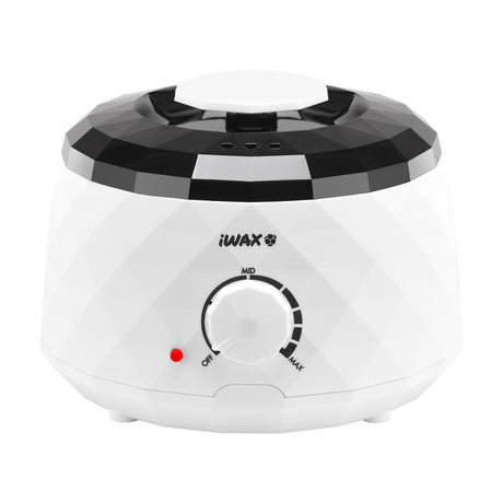 iWax Diamond Wax Heater White - complete device isolated on a white background