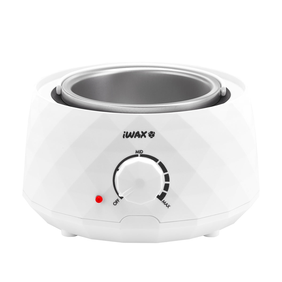 iWax Diamond Wax Heater White - device housing and functional components shown on a white background