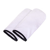 iWax Terry Cloth Gloves for Paraffin Treatments 2 Pcs - arranged with the included components on a white background