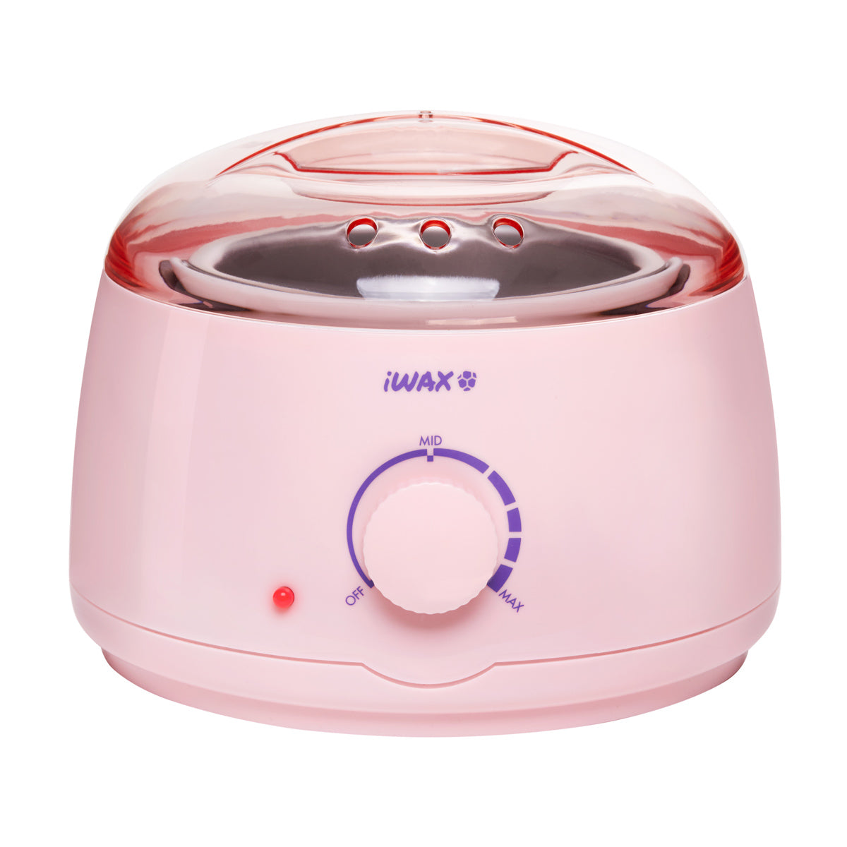 iWax Wax Heater 100 Pink - complete device isolated on a white background