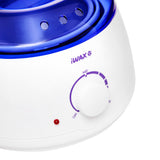 iWax Wax Heater 100 White - close-up showing treatment handpieces and device components