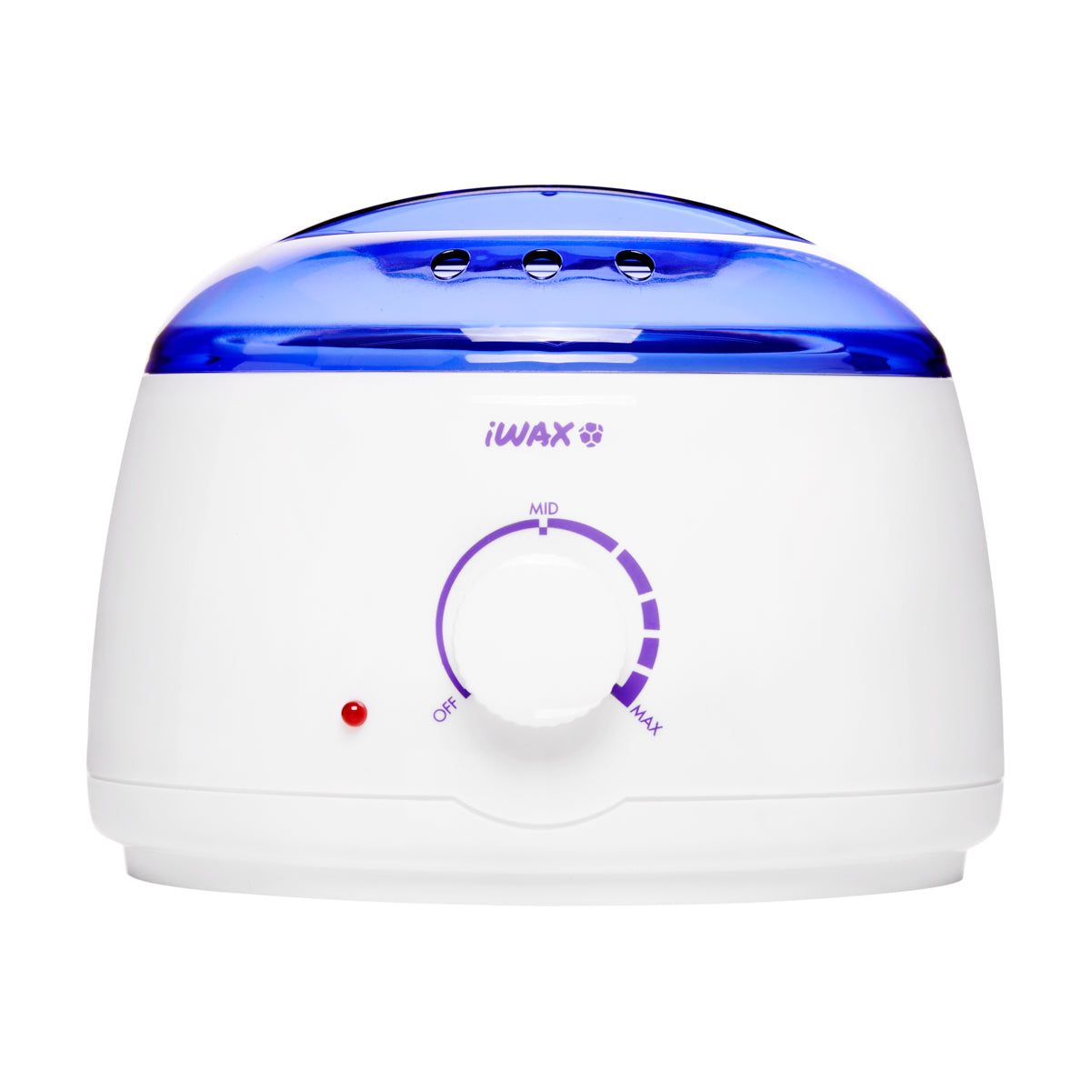 iWax Wax Heater 100 White - main unit with included components on a white background