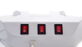 iWax Wax Heater 120W Trio Roll - close-up showing treatment handpieces and device components