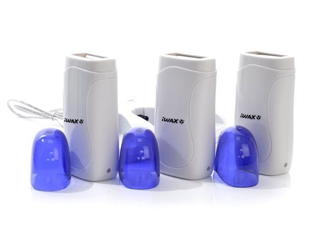 iWax Wax Heater 120W Trio Roll - device housing and functional components shown on a white background