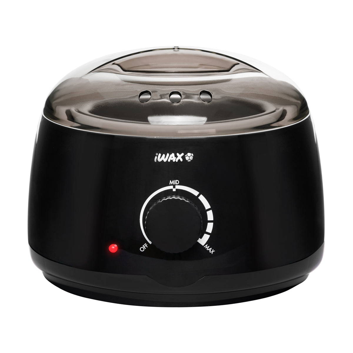 iWax Wax Heater 400-500ml 100 Black - complete device isolated on a white background
