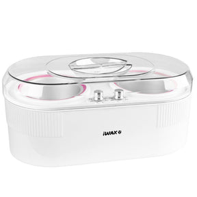 iWax Wax Heater 2-In-1 Can 400ml + 800ml 350W - complete device isolated on a white background