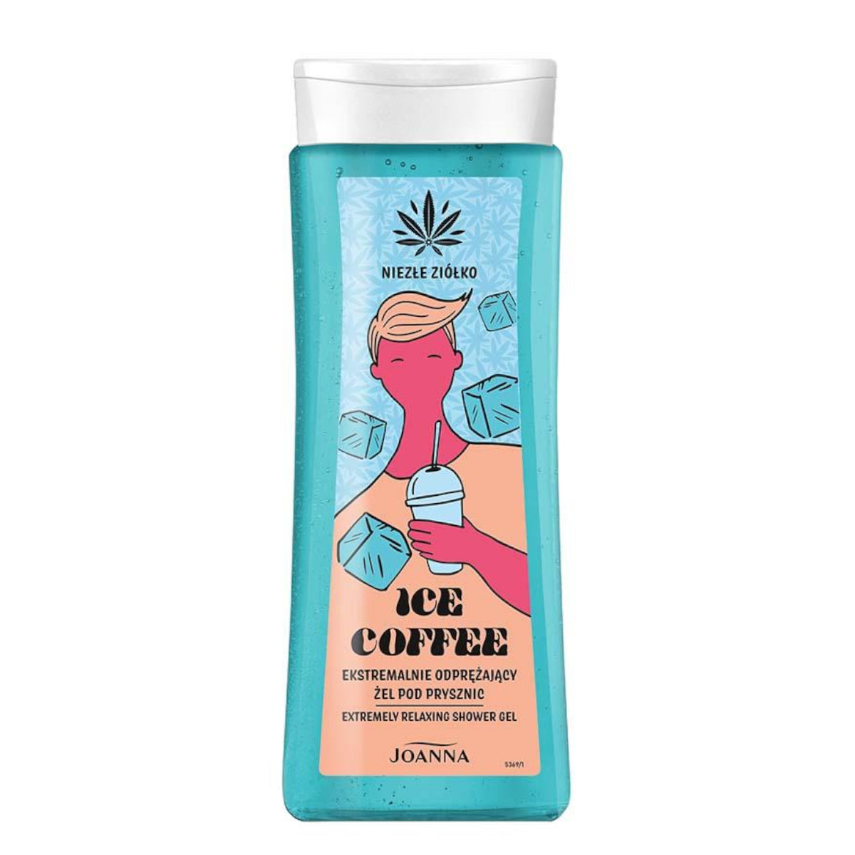 Joanna Ice Coffee Extremely Relaxing Shower Gel - isolated on a white background