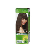 Joanna Naturia Permanent Color Cream Hair Dye - 222 Wild Chestnut - retail hair-care container isolated on a white background