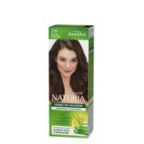 Joanna Naturia Permanent Color Cream Hair Dye - 239 Milk Chocolate - retail hair-care container isolated on a white background