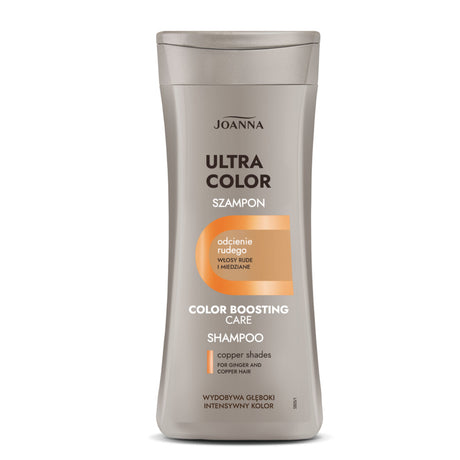 Joanna Ultra Color Hair Shampoo Ginger & Copper Hair - retail hair-care container isolated on a white background