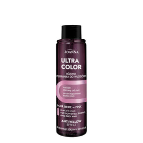 Joanna Ultra Color Pink Hair Rinse Eliminate Yellow Shade - isolated on a white background