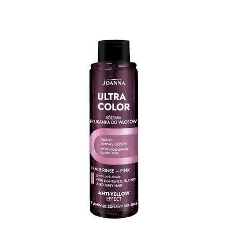 Joanna Ultra Color Pink Hair Rinse Eliminate Yellow Shade - isolated on a white background