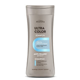 Joanna Ultra Color Silver Platinum Shampoo Eliminate Yellow Shade - retail hair-care container isolated on a white background