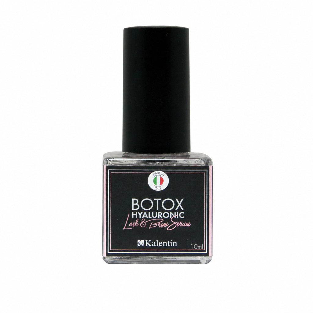 Kalentin Botox Hyaluronic Lash & Brow Serum 10ml bottle with black cap