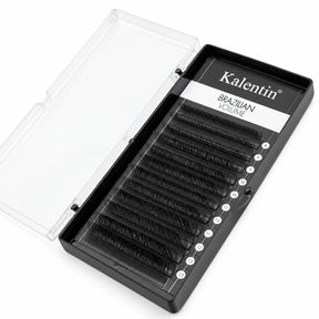 Kalentin Brazilian YY C curl 0.07 mm mixed eyelash extensions tray