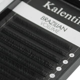 Close-up of Kalentin Brazilian Volume YY eyelash extension strips