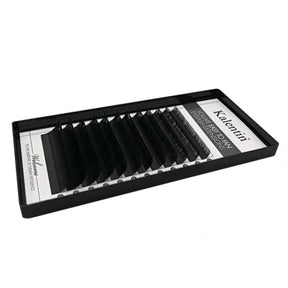Kalentin C Mix Box volume eyelash extensions in C curl and 0.10 mm thickness