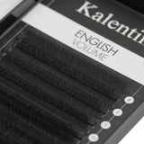 Close-up of Kalentin English 5Leaf C 0.07 mm lash tray
