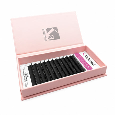 Kalentin Flat C curl 0.20 mm mixed eyelash extensions tray