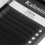 Kalentin Greek 4Leaf C 0.07 mm lash tray close-up