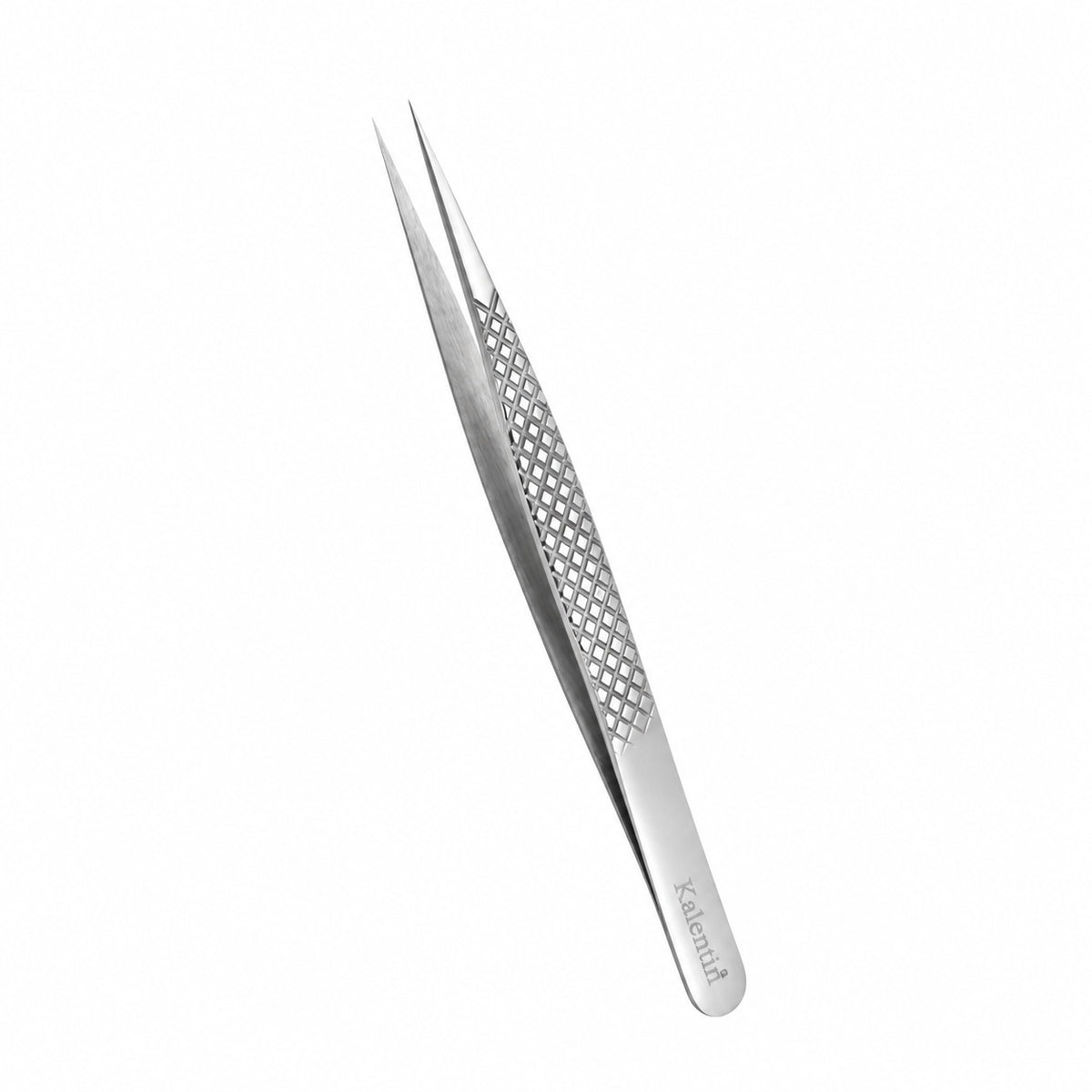Kalentin KK1 stainless-steel tweezer with textured grip