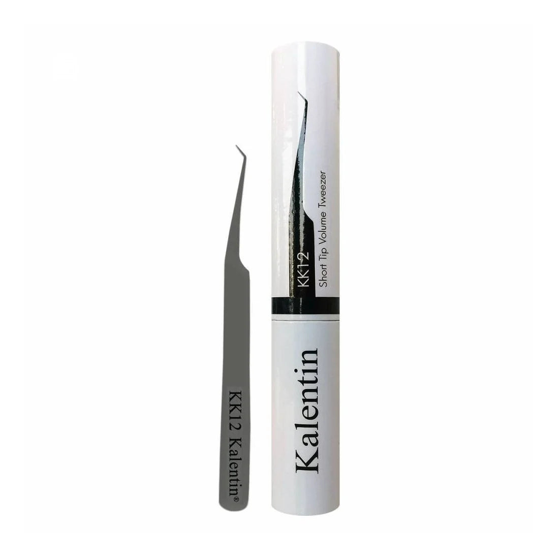 Kalentin KK12 short tip volume tweezer with protective tube