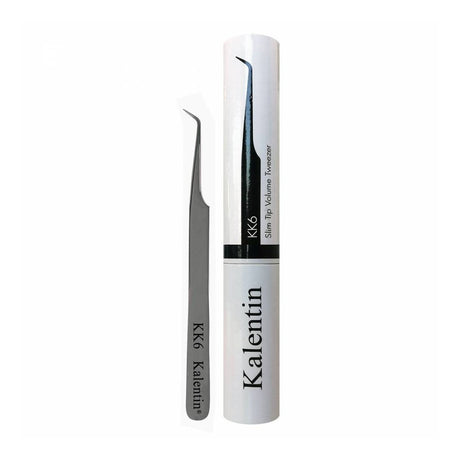 Kalentin KK6 angled volume tweezer with protective case