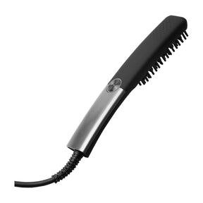 Kessner 2-In-1 Ceramic Beard & Hair Straightening Brush - isolated on a white background