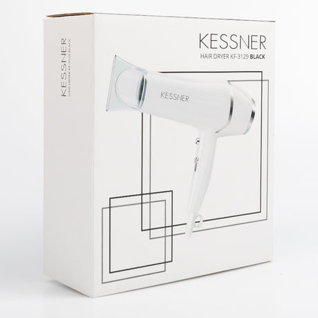Kessner Professional Dryer 2100W Black - styling tool shown on a white background