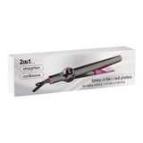 Kessner Torsion K-148 2-In-1 Hair Straightener & Curler - styling tool shown on a white background