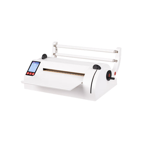 Lafomed F-300 Deluxe Sterilisation Pouch Sealer - main unit with included components on a white background