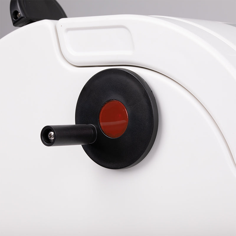 Lafomed F-300 Deluxe Sterilisation Pouch Sealer - close-up showing treatment handpieces and device components