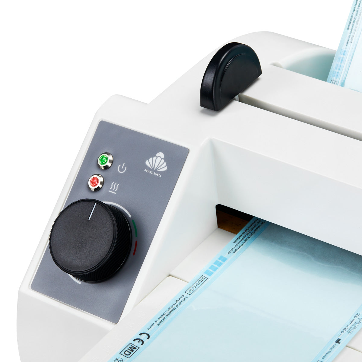 Lafomed Sterilisation Pouch Sealer F-3000P1 - close-up showing treatment handpieces and device components