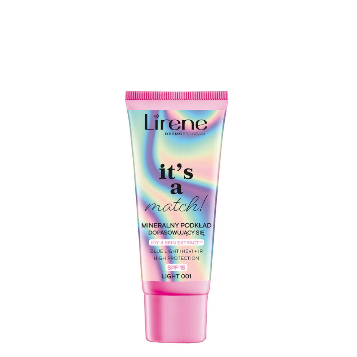Lirene It's A Match! Mineral Adaptable Foundation SPF15 - retail packaging on a white background