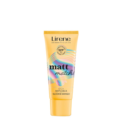 Lirene Matt Match! Mattifying Makeup Base SPF15 - isolated on a white background