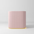 Manufakturo Averne Reception Desk - Sleek & Modern Design with LED Bare Blush - 100cm - displayed in a professional treatment-room setting