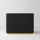 Manufakturo Averne Reception Desk - Sleek & Modern Design with LED Black - 140cm - close-up of a construction detail