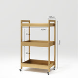 Manufakturo Beauty Trolley Assistant on Wheels Gold dimensions
