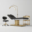 Manufakturo Chérie Premium Electric 4-piece Salon Set Black - close-up of a construction detail