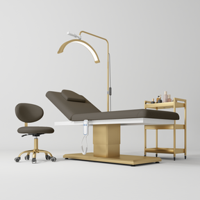 Manufakturo Chérie Premium Electric 4-piece Salon Set Cocoa Mocha - close-up of a construction detail