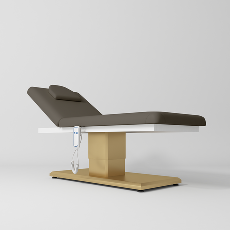 Manufakturo Chérie Premium Electric 4-piece Salon Set Cocoa Mocha - close-up of a construction detail
