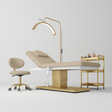Manufakturo Chérie Premium Electric 4-piece Salon Set Warm Beige - close-up of a construction detail