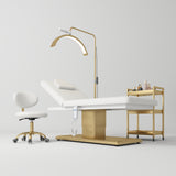 Manufakturo Chérie Premium Electric 4-piece Salon Set White - close-up of a construction detail